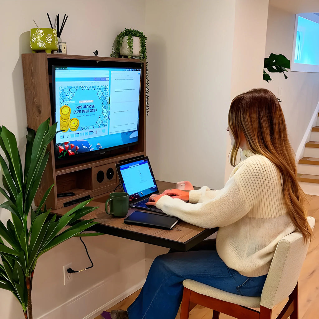 Hedria Wall-mounted Folding Desk