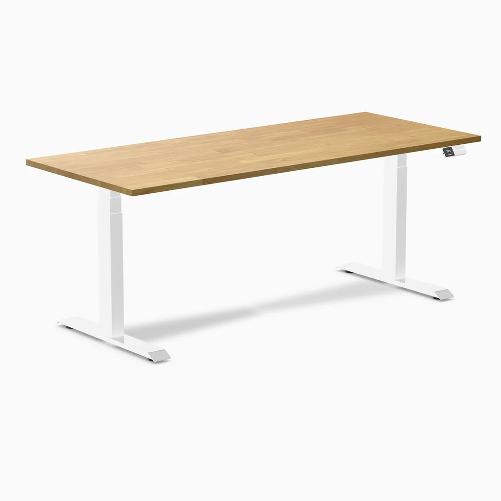 Hedria Rubberwood Sit-Stand Desk