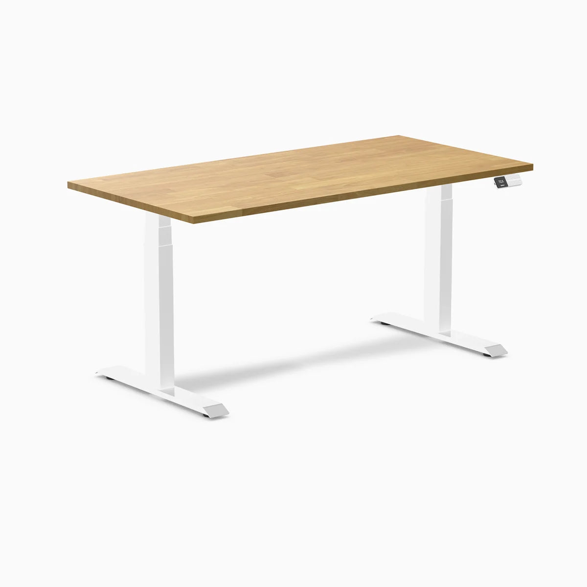 Hedria Rubberwood Sit-Stand Desk