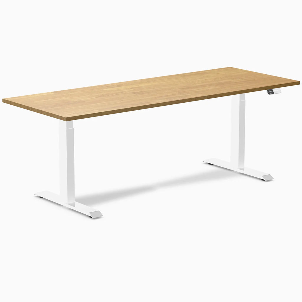 Hedria Rubberwood Sit-Stand Desk