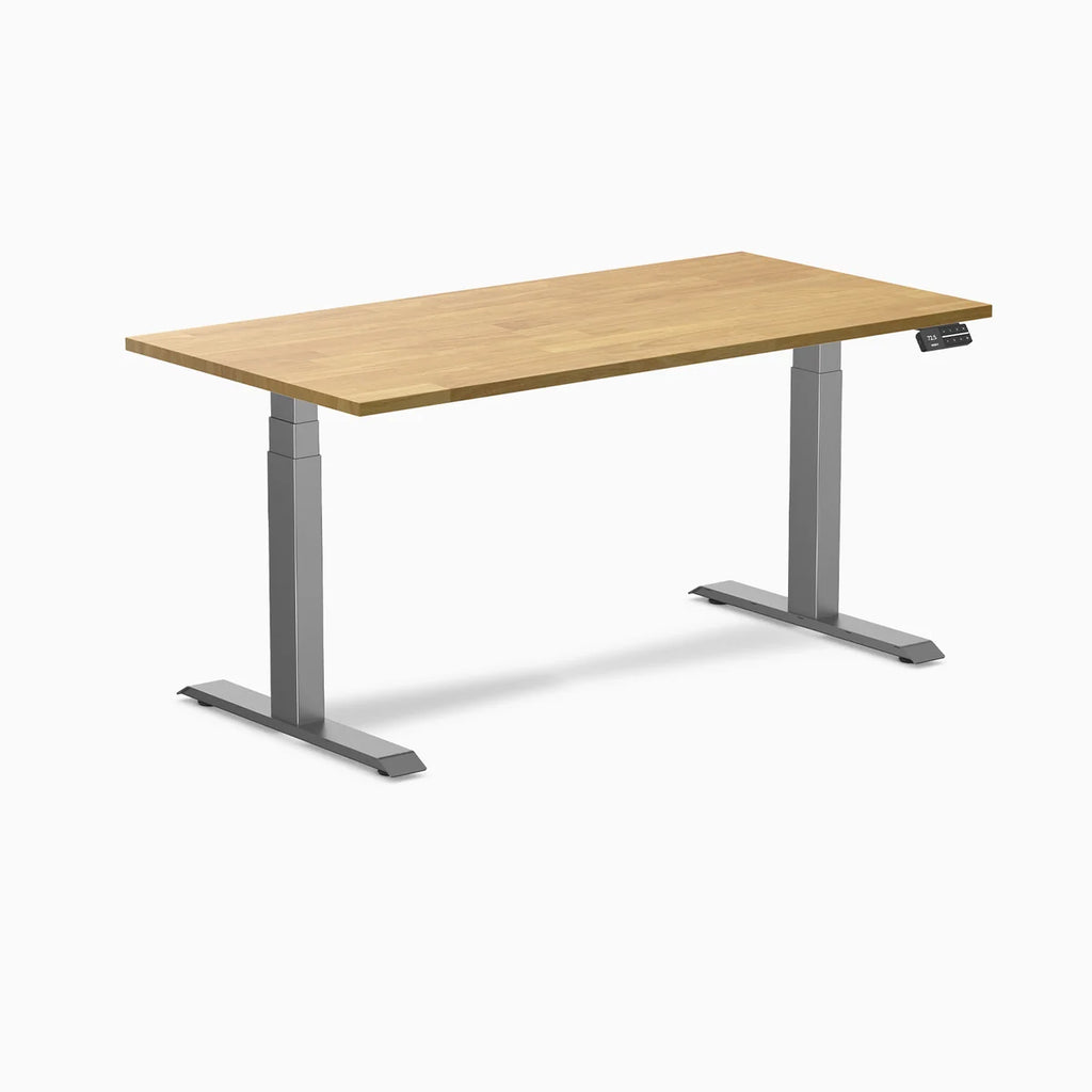 Hedria Rubberwood Sit-Stand Desk