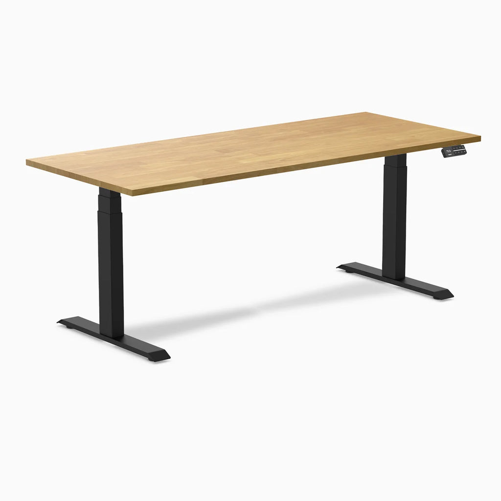 Hedria Rubberwood Sit-Stand Desk