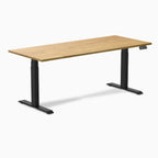Hedria Rubberwood Sit-Stand Desk