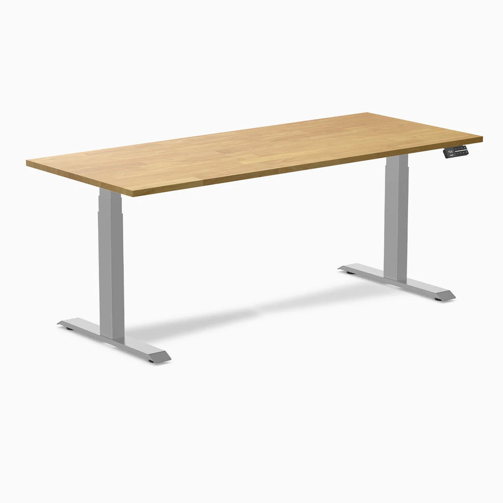 Hedria Rubberwood Sit-Stand Desk