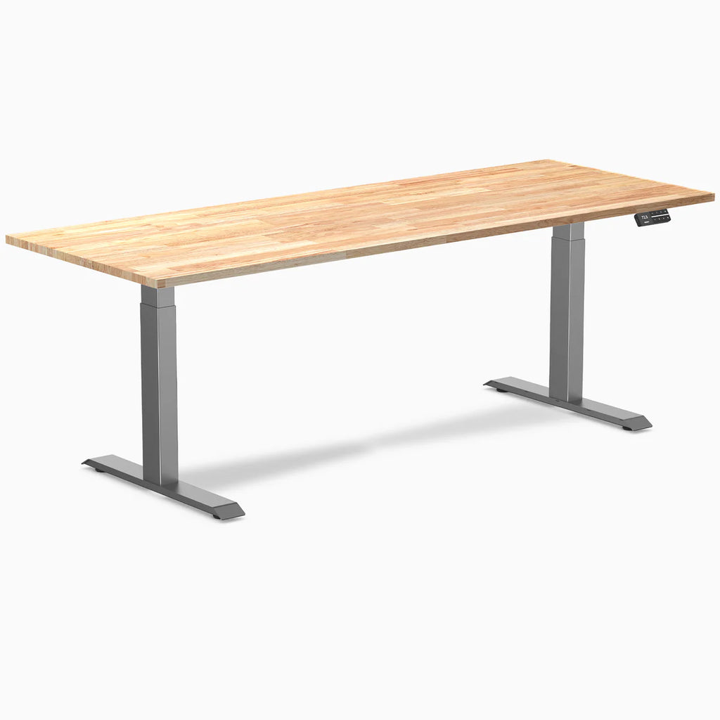 Hedria Rubberwood Sit-Stand Desk