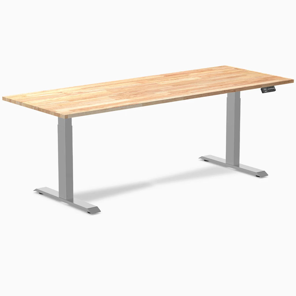 Hedria Rubberwood Sit-Stand Desk