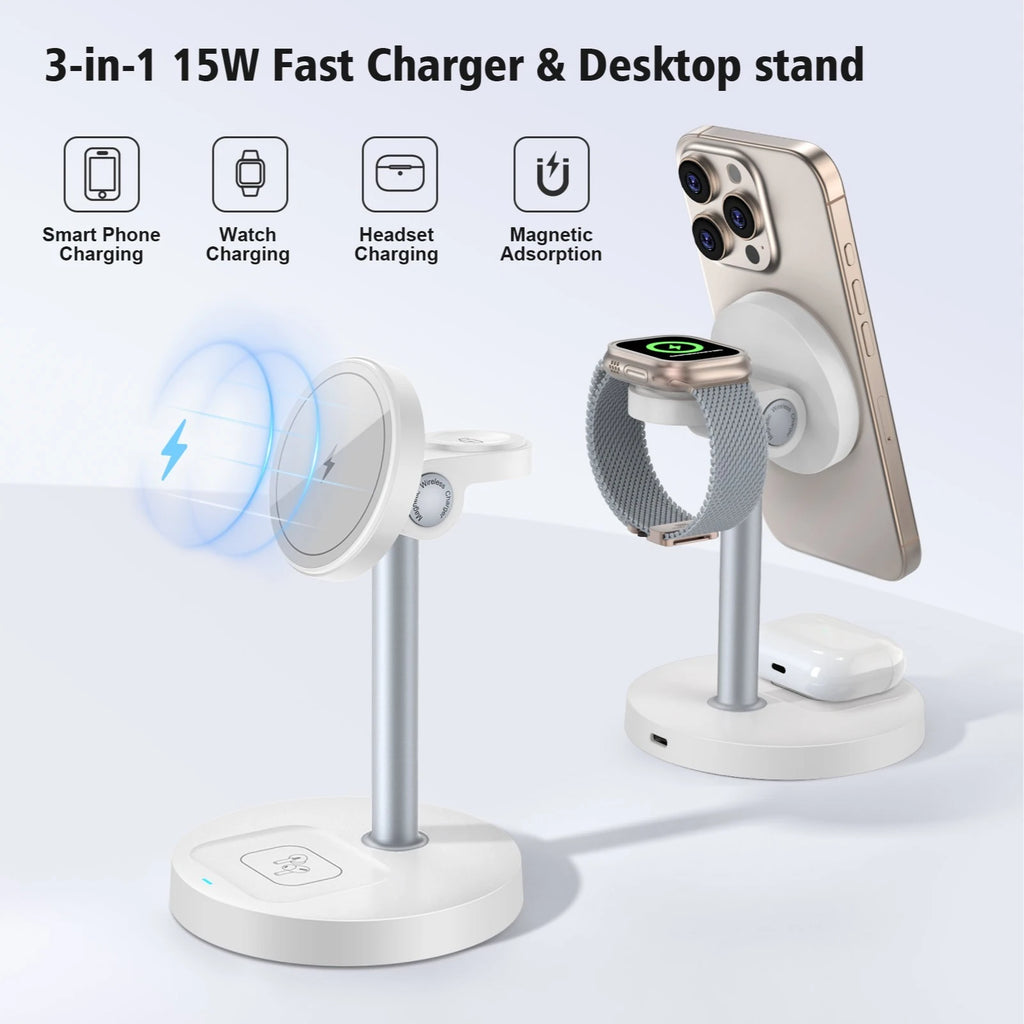 HEDRIA Triad 3-in-1 Charging Station — view 1
