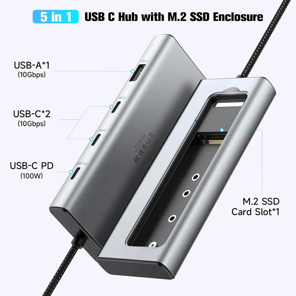 HEDRIA Vault M.2 SSD Enclosure — view 2