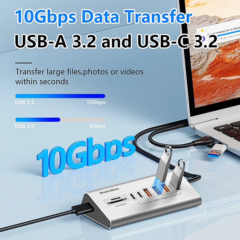 HEDRIA Forge 10Gbps USB-C Hub — view 3
