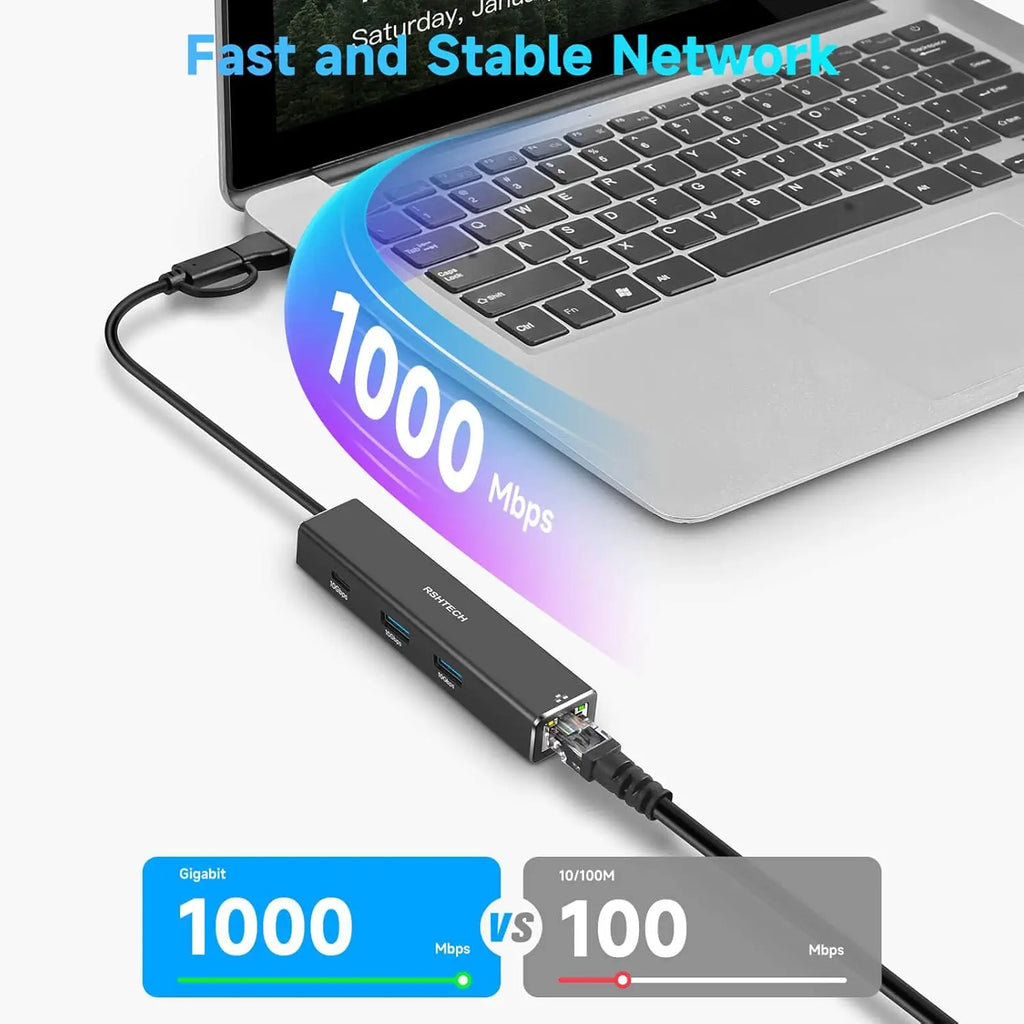 HEDRIA Link USB-C Ethernet Adapter — view 4