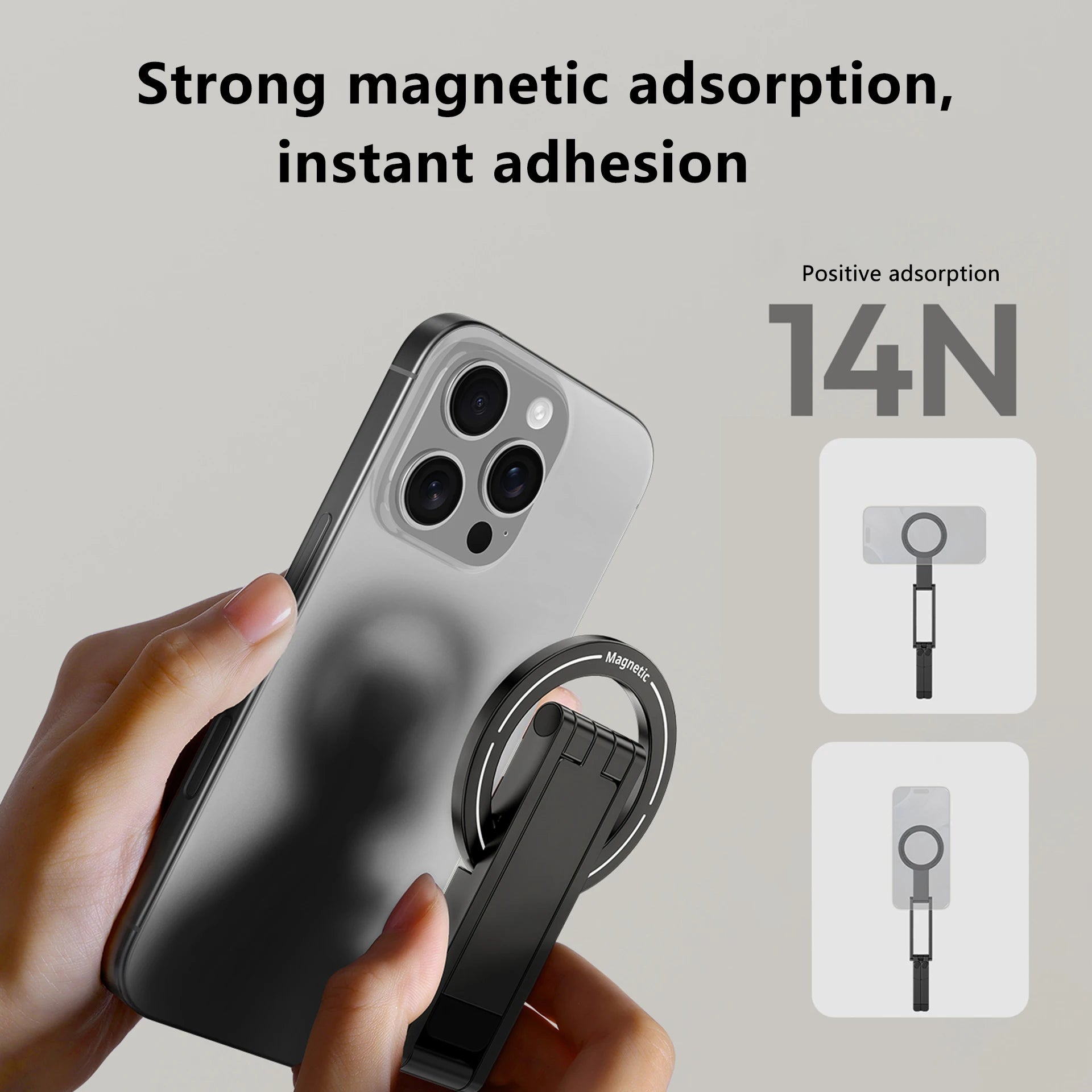 HEDRIA Pivot Mag Aluminium Stand — view 2