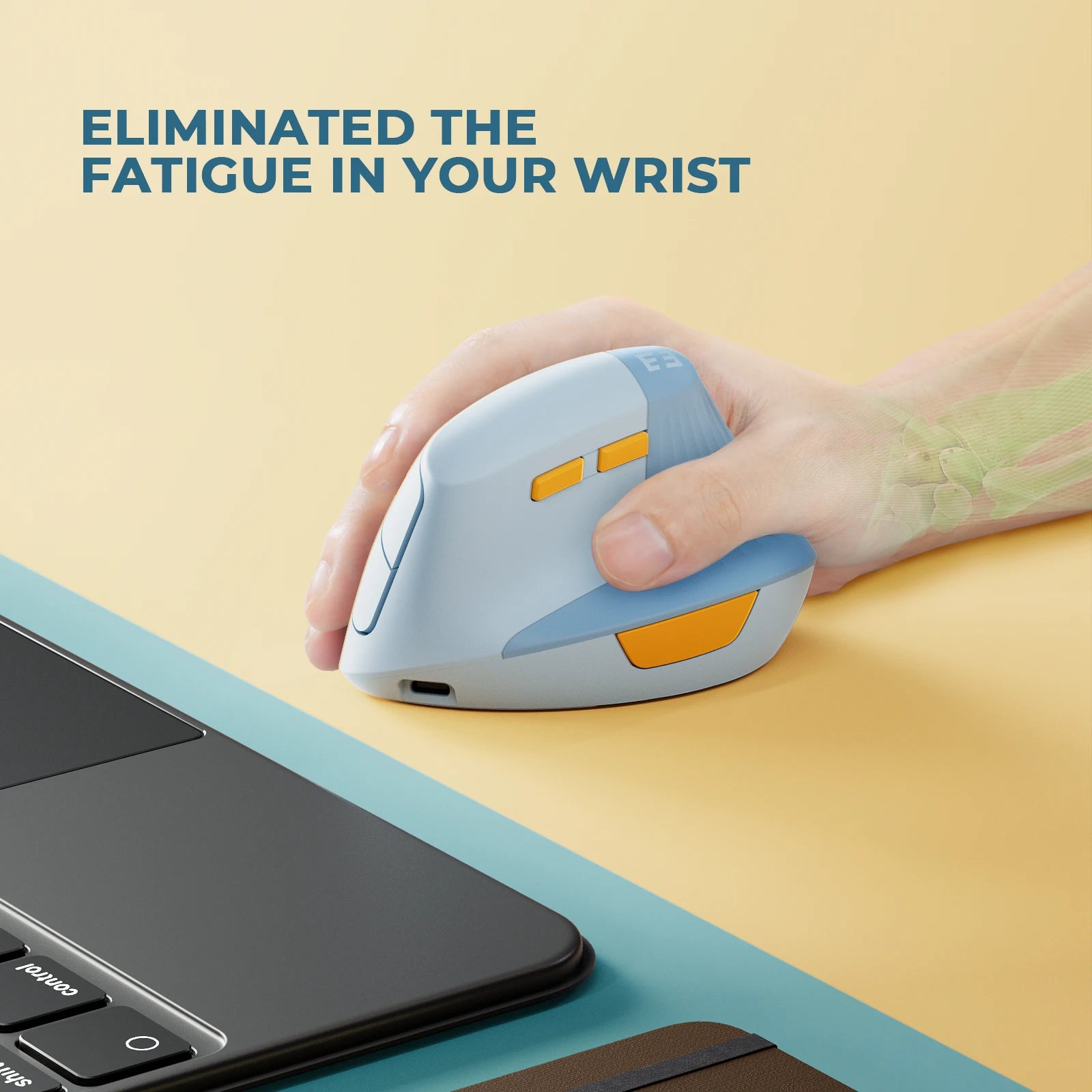 HEDRIA Arc Vertical Wireless Mouse — view 3