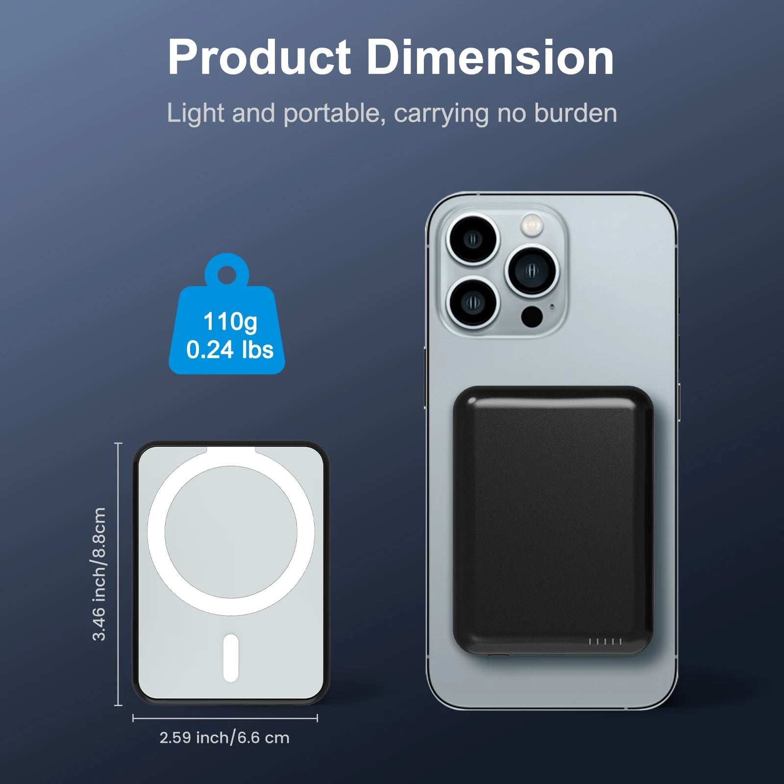 HEDRIA Nano Magnetic Power Bank — view 2