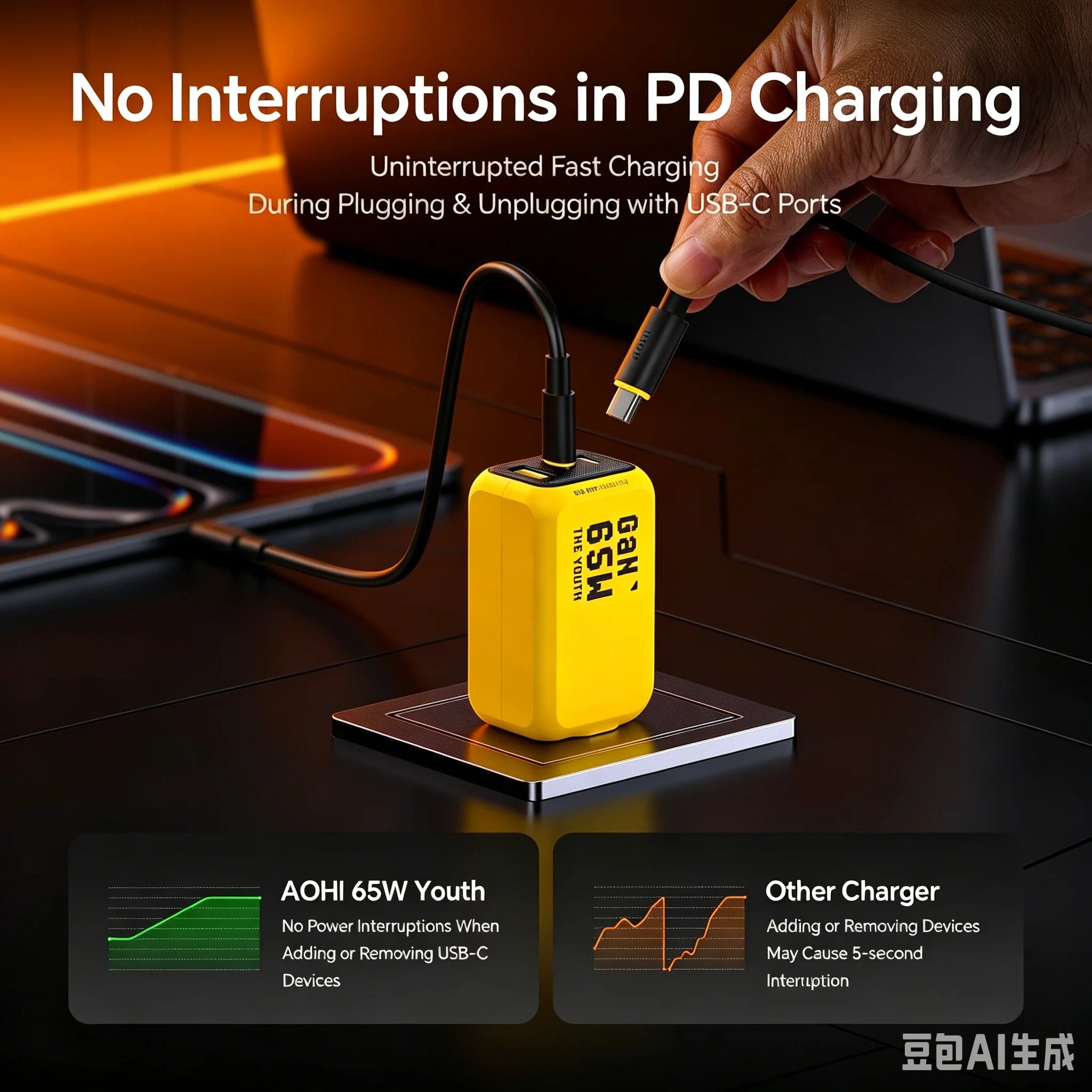 HEDRIA Cube Pro 65W GaN Charger — view 4