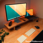 Hedria Rubberwood Sit-Stand Desk
