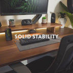 Hedria Rubberwood Sit-Stand Desk